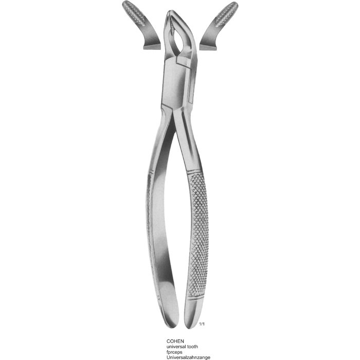 TOOTH EXTRACTING FORCEPS (AMERICAN PATTERN)