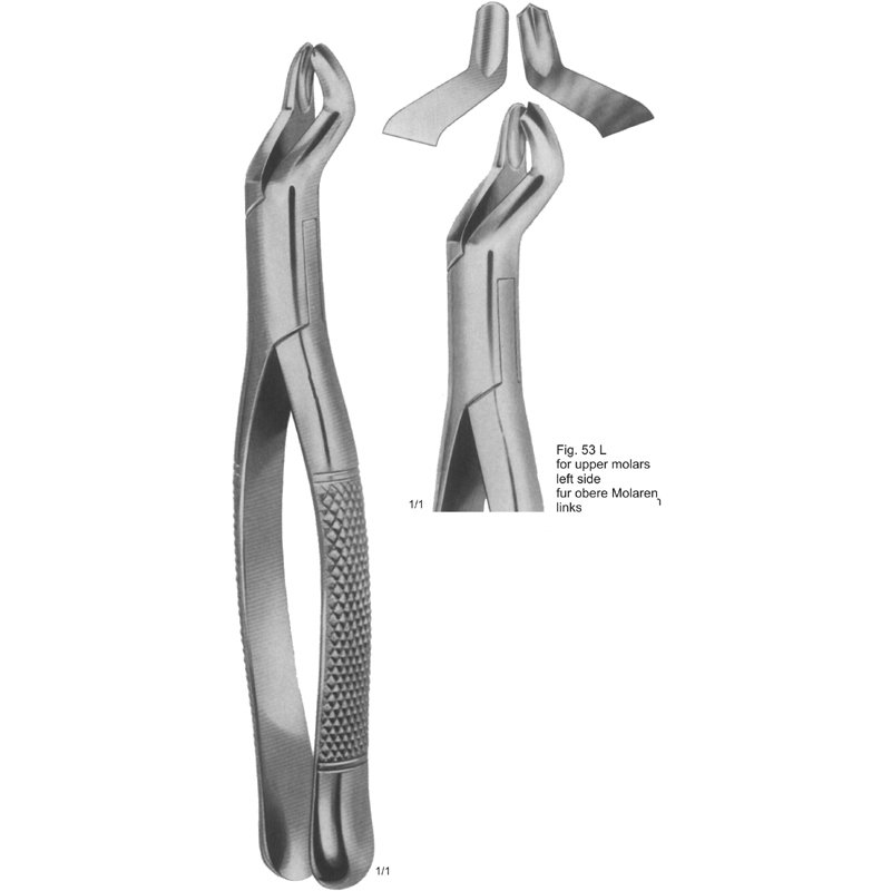 TOOTH EXTRACTING FORCEPS (AMERICAN PATTERN)