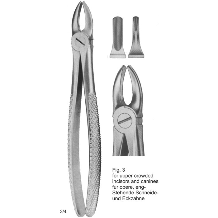 TOOTH EXTRACTING FORCEPS (ENGLISH PATTERN)