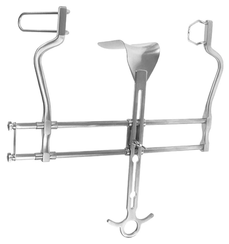 BALFOUR ABDOMINAL RETRACTOR SET - 10" SPREAD FIXED BLADES