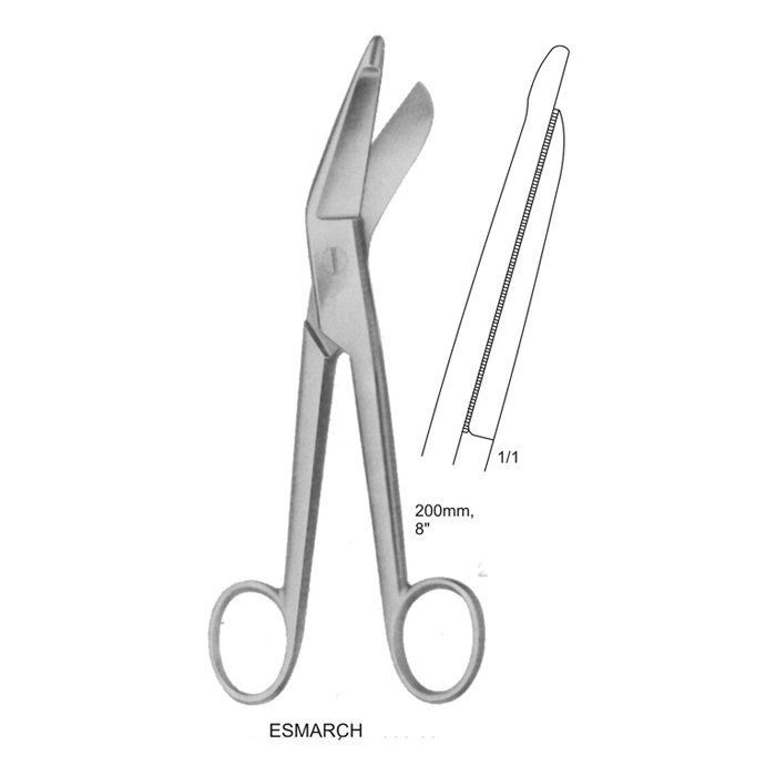 BANDAGE AND PLASTER SCISSORS