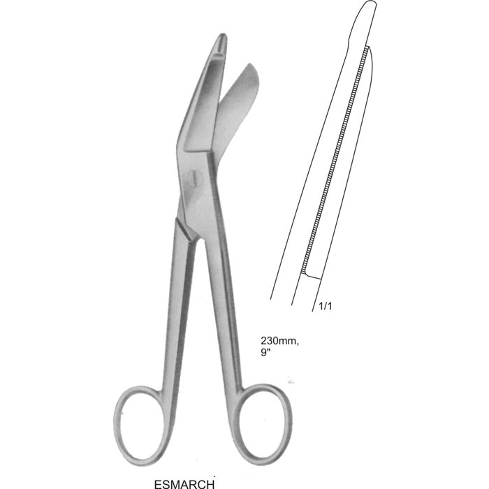 BANDAGE AND PLASTER SCISSORS