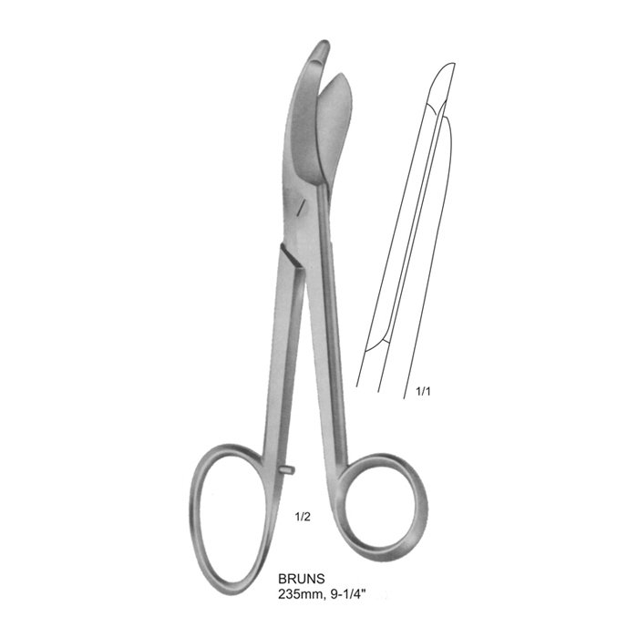 BANDAGE AND PLASTER SCISSORS