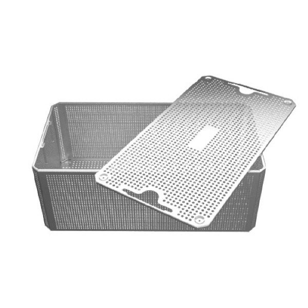 TRAY, STAINLESS STEEL WITH COVER